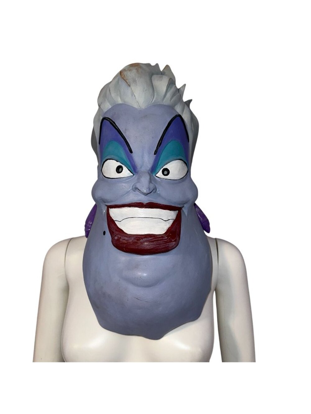 Disney Little Mermaid Ursula Sea Witch Latex Full Face Halloween Mask Cosplay